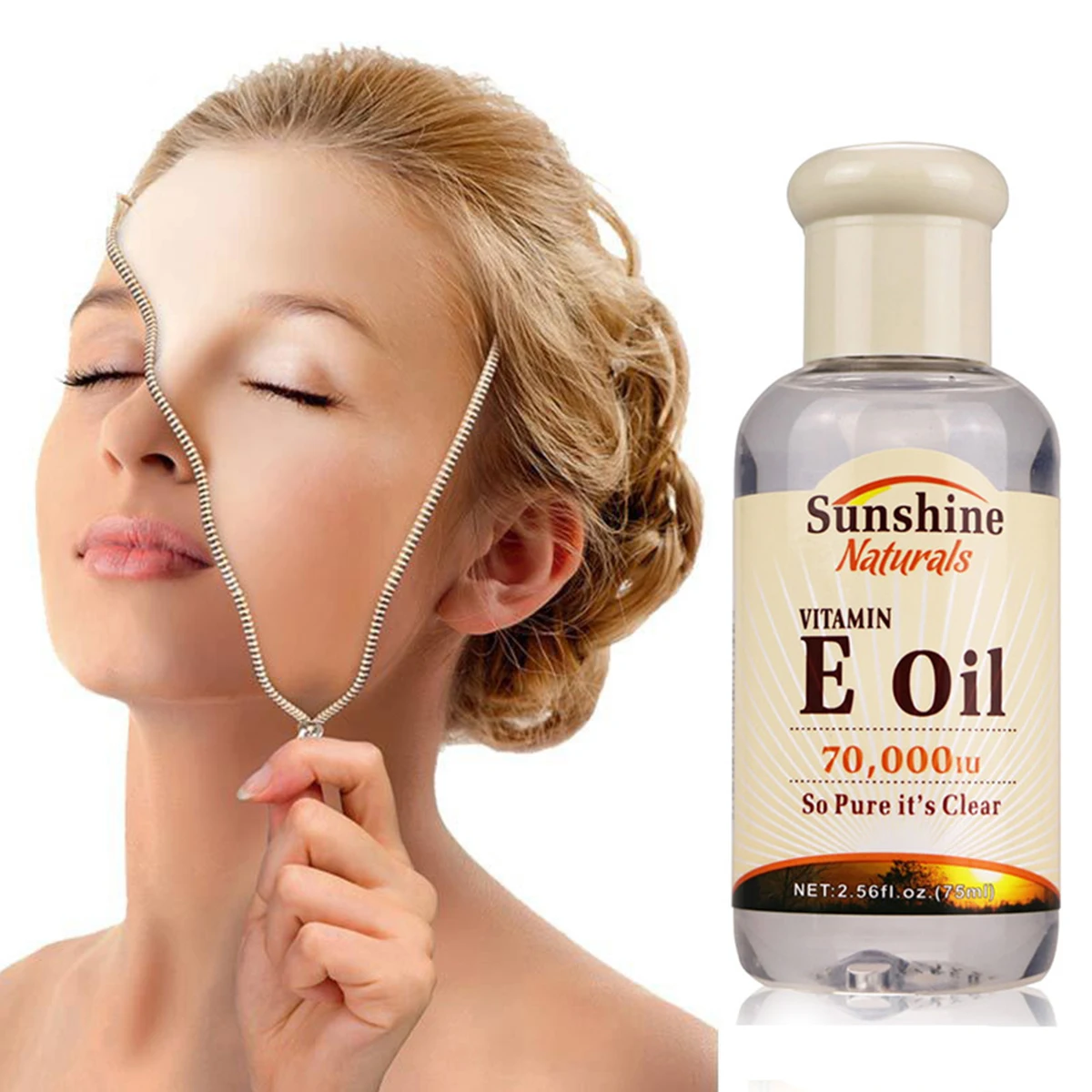 Vitamin E Face Essence Oil Whitening Shrink Pores Anti-wrinkle Freckle Remover Natural Essence Skin Care 75ml
Vitamin E Face Essence Oil Whitening Shrink Pores Anti-wrinkle Freckle Remover Natural Essence Skin Care 75ml