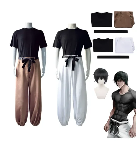 Anime Jujutsu Kaisen Season 2 Toji Fushiguro Cosplay Costume Wig Uniform Sorcerer Killer Halloween Costume for Women Men
Anime Jujutsu Kaisen Season 2 Toji Fushiguro Cosplay Costume Wig Uniform Sorcerer Killer Halloween Costume for Women Men