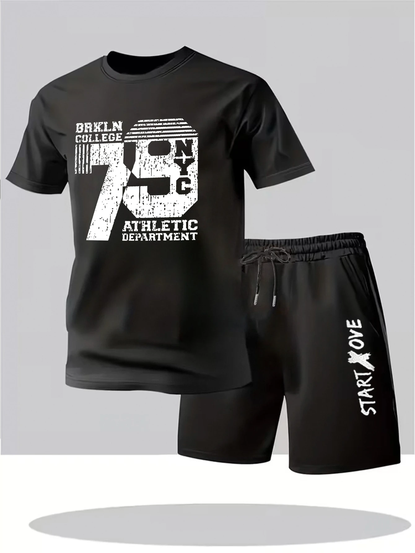 Мужской летний комплект 2025: тонкий спортивный костюм из двух предметов с графическим принтом, свитшот и брюки из полиэстера, мужской спортивный костюм с принтом
Мужской летний комплект 2025: тонкий спортивный костюм из двух предметов с графическим принтом, свитшот и брюки из полиэстера, мужской спортивный костюм с принтом