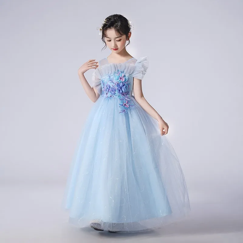 Girls' Evening Dress Princess Dress Children's Pink Long Summer Breathable Dress Kids' Birthday Piano Performance Dress LJ670
Girls' Evening Dress Princess Dress Children's Pink Long Summer Breathable Dress Kids' Birthday Piano Performance Dress LJ670
