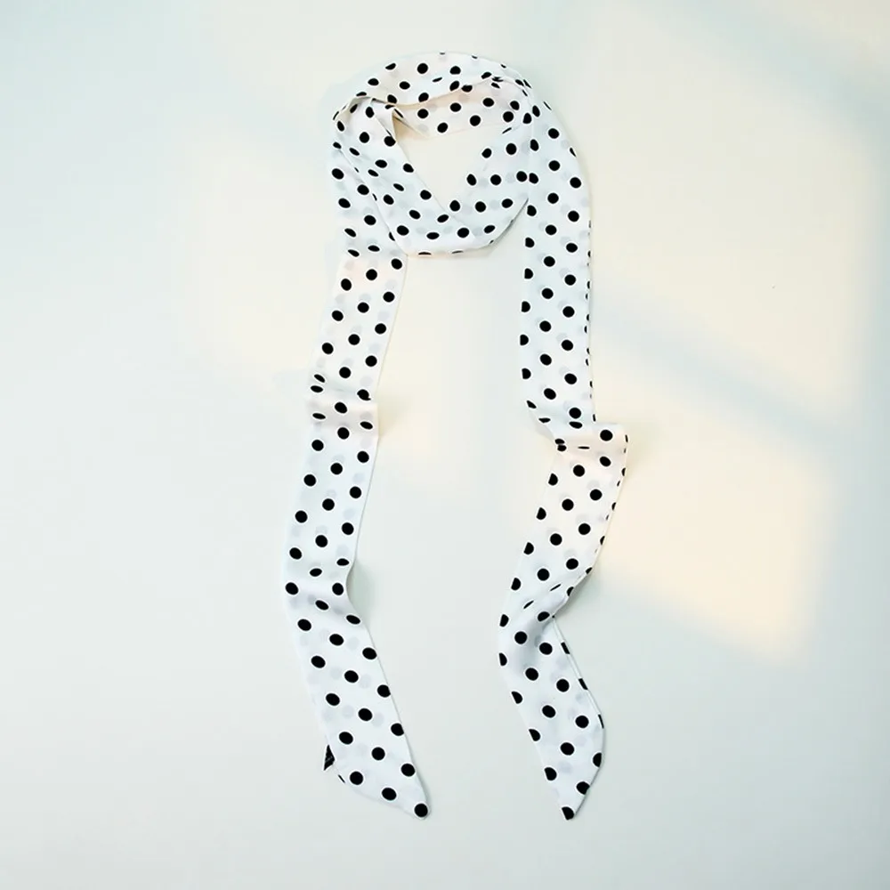 Fashion Print Flower Small Scarf Long Multi-functional Head Scarf Wave Point Soft Neck Tie for Women
Fashion Print Flower Small Scarf Long Multi-functional Head Scarf Wave Point Soft Neck Tie for Women