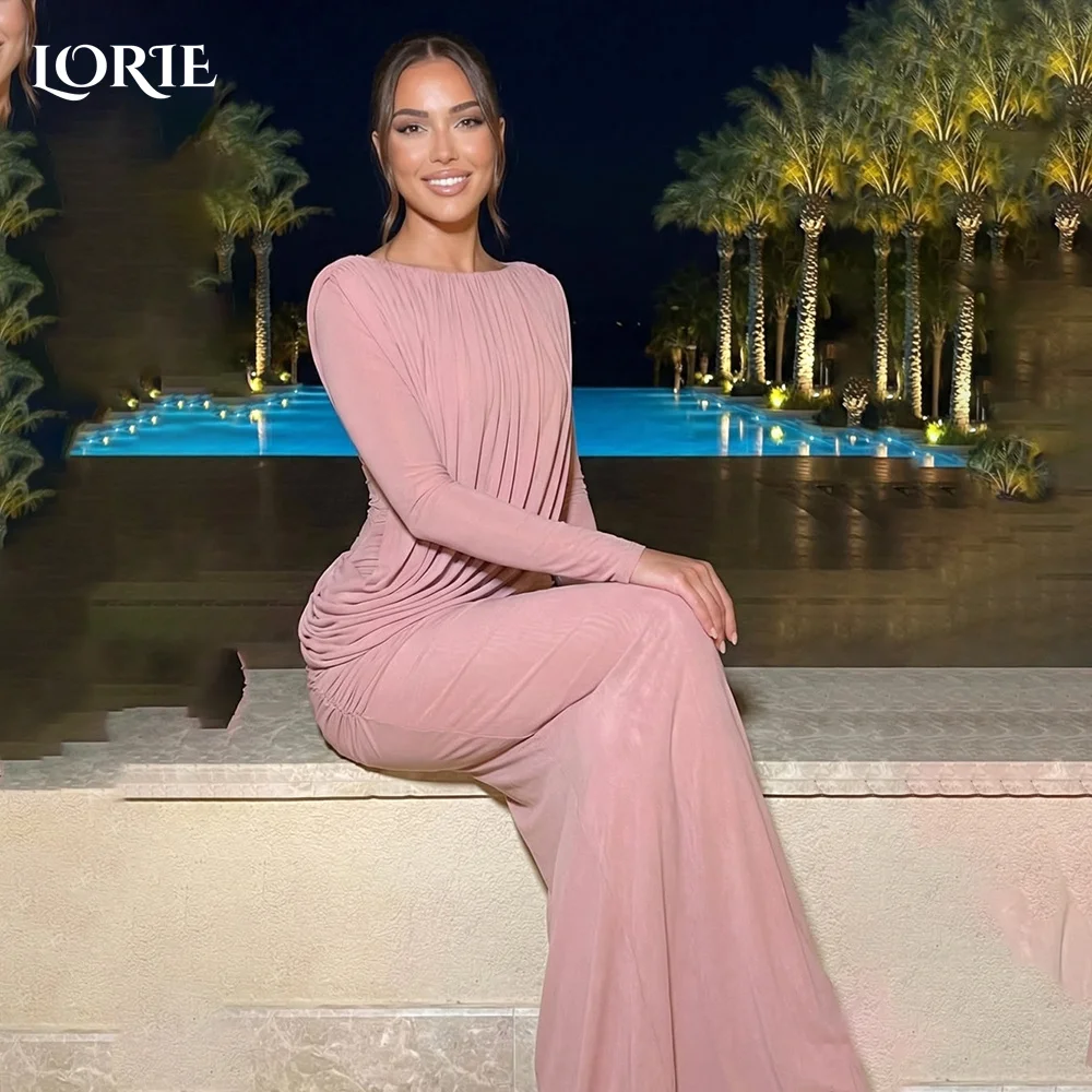 LORIE Muslim Crepe Evening Dress A-Line Flared Sleeve Bobycon Prom Dress Long Sleeve Party Gown Customized Brithdays Dress
LORIE Muslim Crepe Evening Dress A-Line Flared Sleeve Bobycon Prom Dress Long Sleeve Party Gown Customized Brithdays Dress