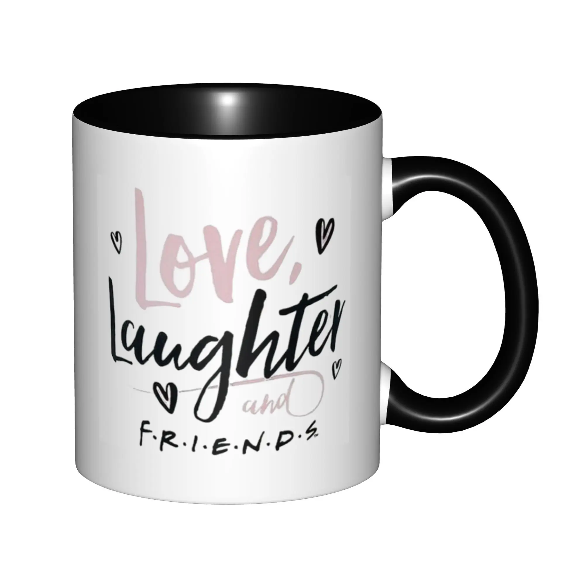 Love Laughter and Friends Heart Mugs With Black Handle Birthday Novelty Coffee Mugs Ceramic Tea Cups 11 oz
Love Laughter and Friends Heart Mugs With Black Handle Birthday Novelty Coffee Mugs Ceramic Tea Cups 11 oz