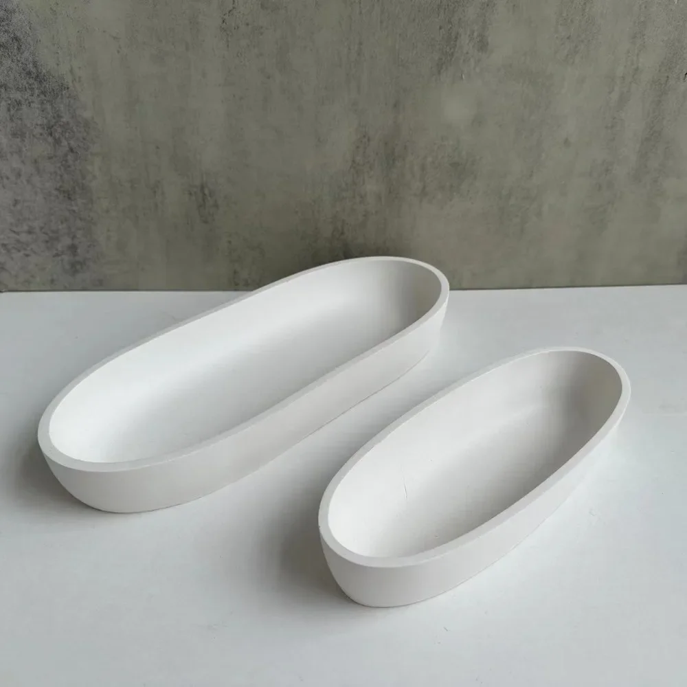 Oval Cement Ship Shape Candle Jar Silicone Molds DIY Concrete Plaster Flower Pot Wax Box Candle Tray Mould Home Decor
Oval Cement Ship Shape Candle Jar Silicone Molds DIY Concrete Plaster Flower Pot Wax Box Candle Tray Mould Home Decor
