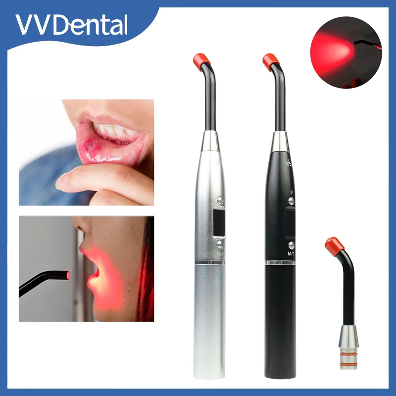 Dental Red Light Infrared Therapy Oral Ulcer Teeth Pain Sore Canker Lip Gingivitis Handheld Removable Dental Physical Instrument
Dental Red Light Infrared Therapy Oral Ulcer Teeth Pain Sore Canker Lip Gingivitis Handheld Removable Dental Physical Instrument