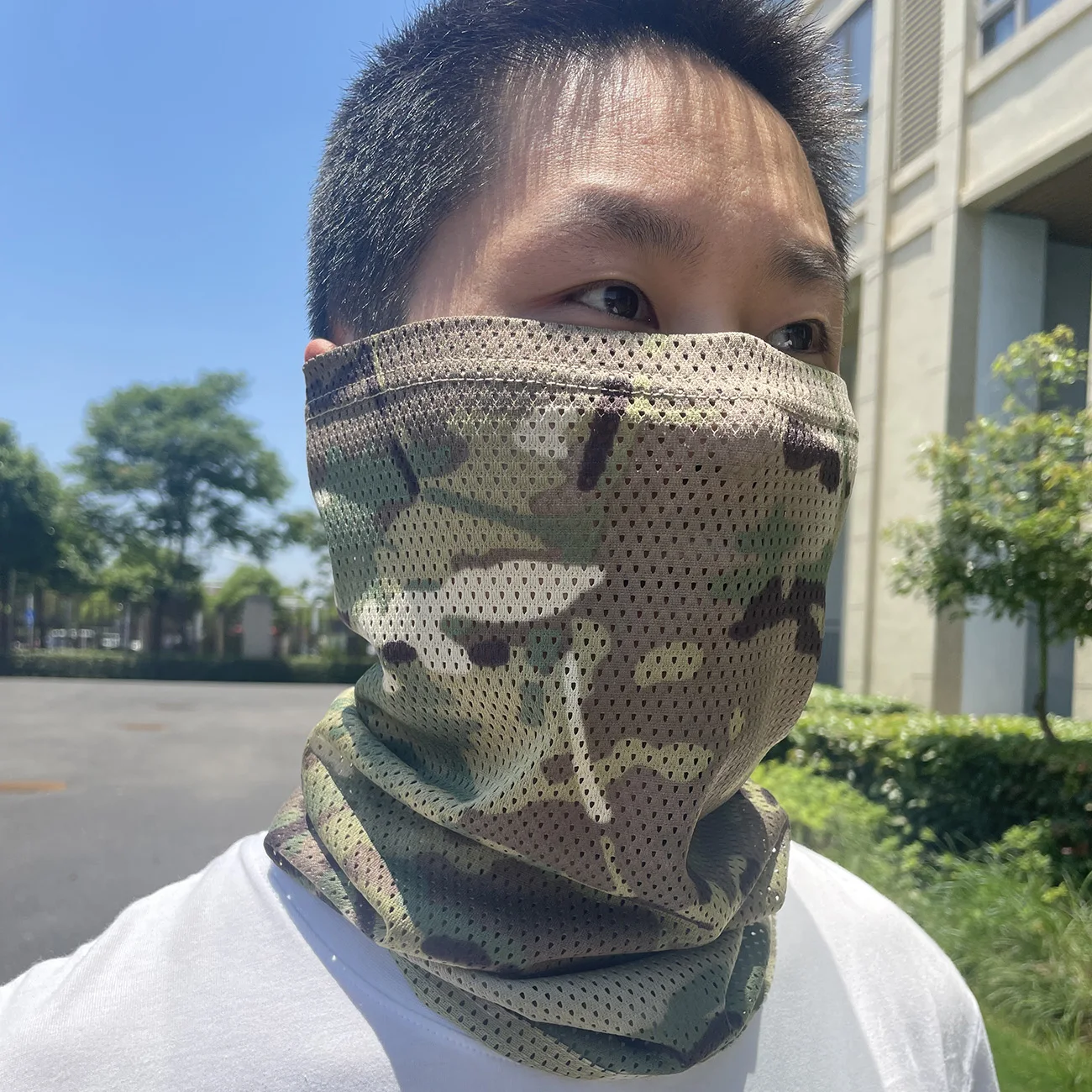 Large Mesh Windproof Neck Gaiter Scarf Outdoor Sports Half Face Mask Running Skiing Cycling Bandana Breathable Motorcycle Mask
Large Mesh Windproof Neck Gaiter Scarf Outdoor Sports Half Face Mask Running Skiing Cycling Bandana Breathable Motorcycle Mask
