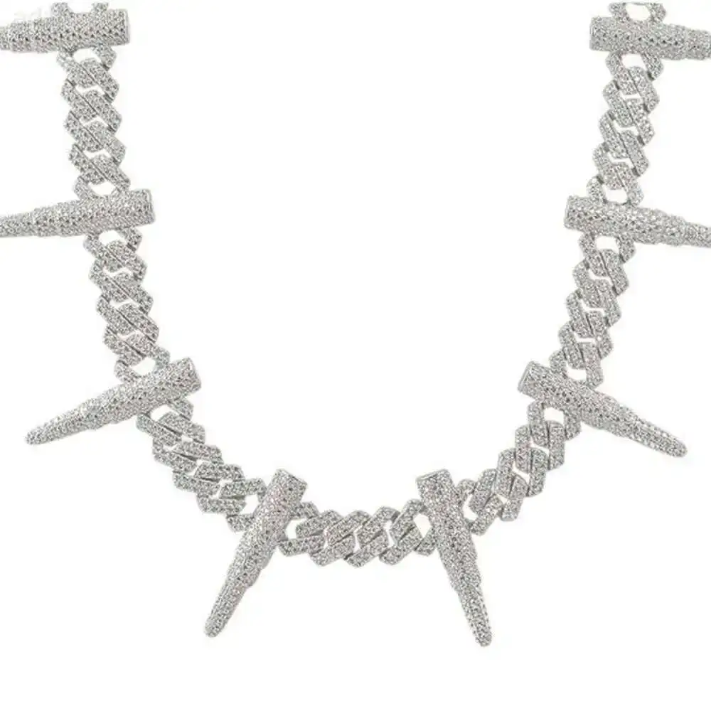 Gorgeous Fashion Mossanite Cuban Link Chain 925 Sterling Silver Luxury Exquisite Moissanite Men Cuban Necklace
Gorgeous Fashion Mossanite Cuban Link Chain 925 Sterling Silver Luxury Exquisite Moissanite Men Cuban Necklace