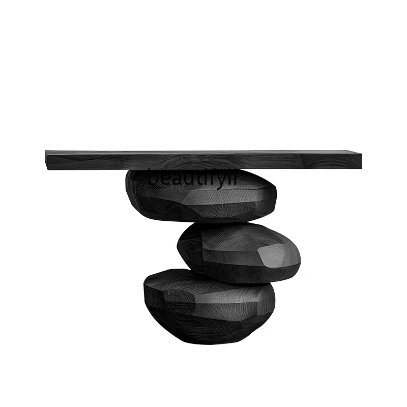 Solid Wood Entrance Table Art Design High-end Entry Wall View Platform Medieval
Solid Wood Entrance Table Art Design High-end Entry Wall View Platform Medieval