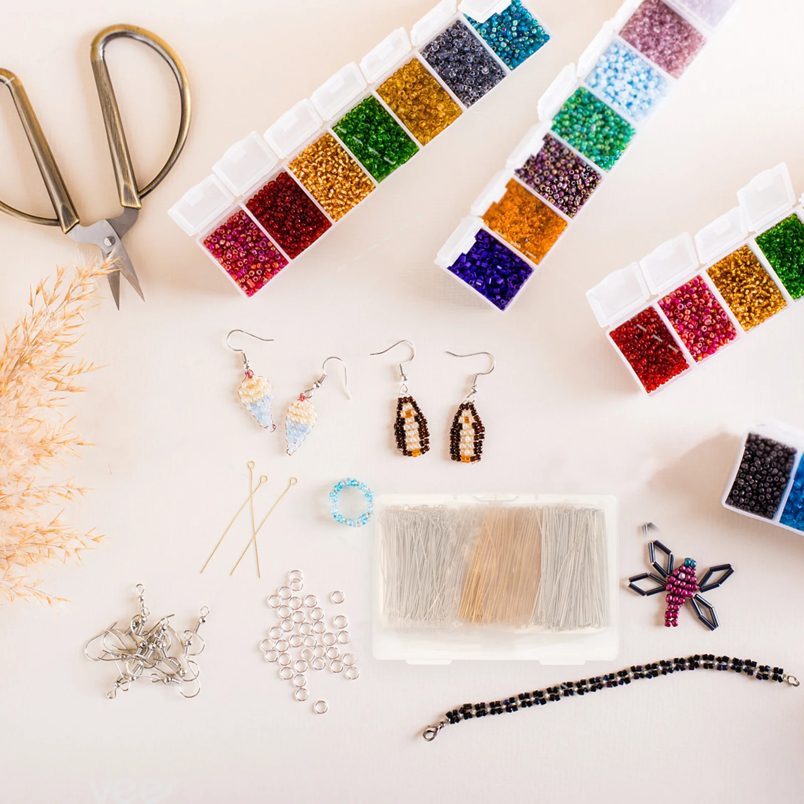 1Set Professional Jewelry Making Pins Set Sturdy Flat Head Eye Pins for DIY Necklace Bracelet Earring Crafting Long-Lasting
1Set Professional Jewelry Making Pins Set Sturdy Flat Head Eye Pins for DIY Necklace Bracelet Earring Crafting Long-Lasting