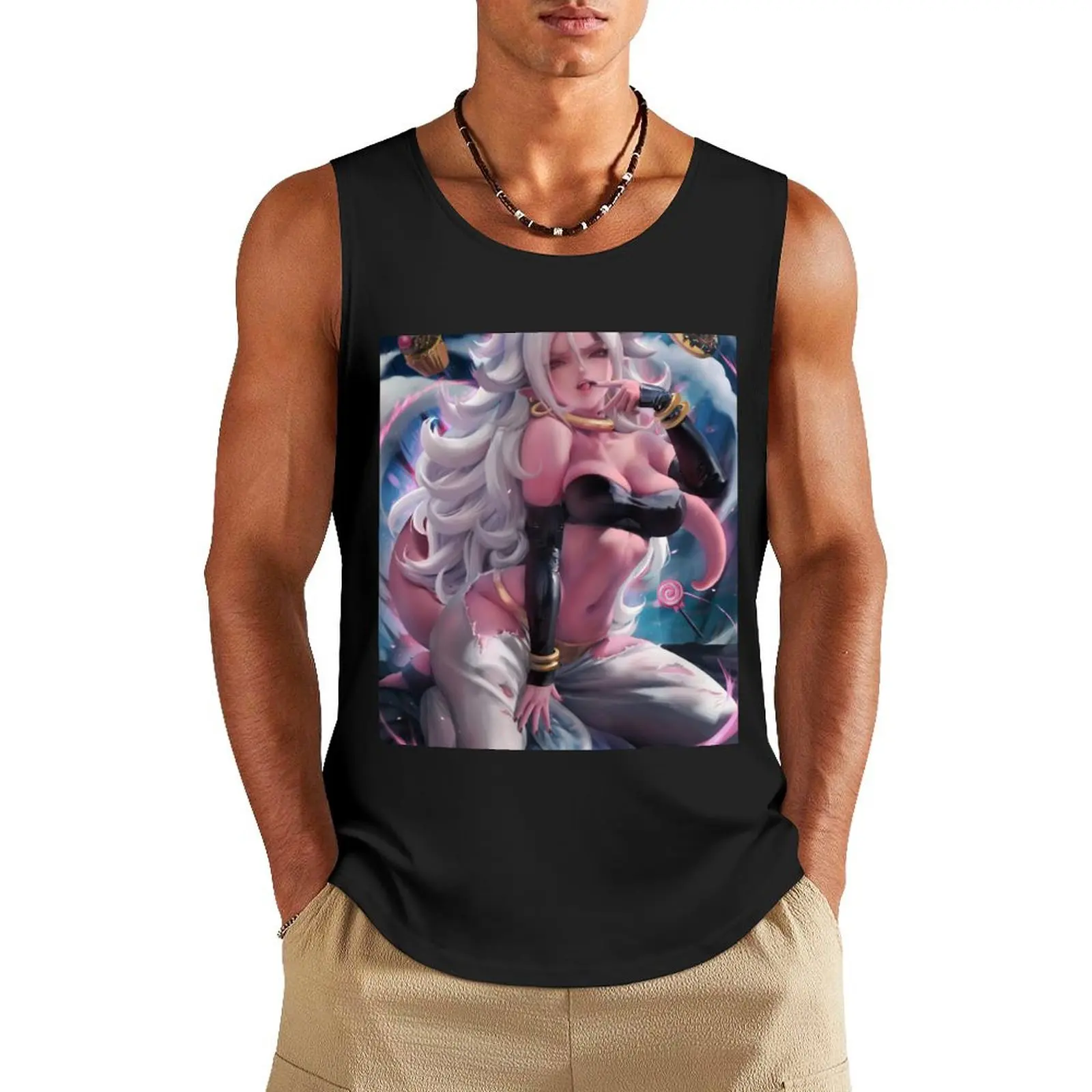 Android 21 Tank Top sleeveless shirt man gym muscle t-shirt bodybuilding t-shirt
Android 21 Tank Top sleeveless shirt man gym muscle t-shirt bodybuilding t-shirt