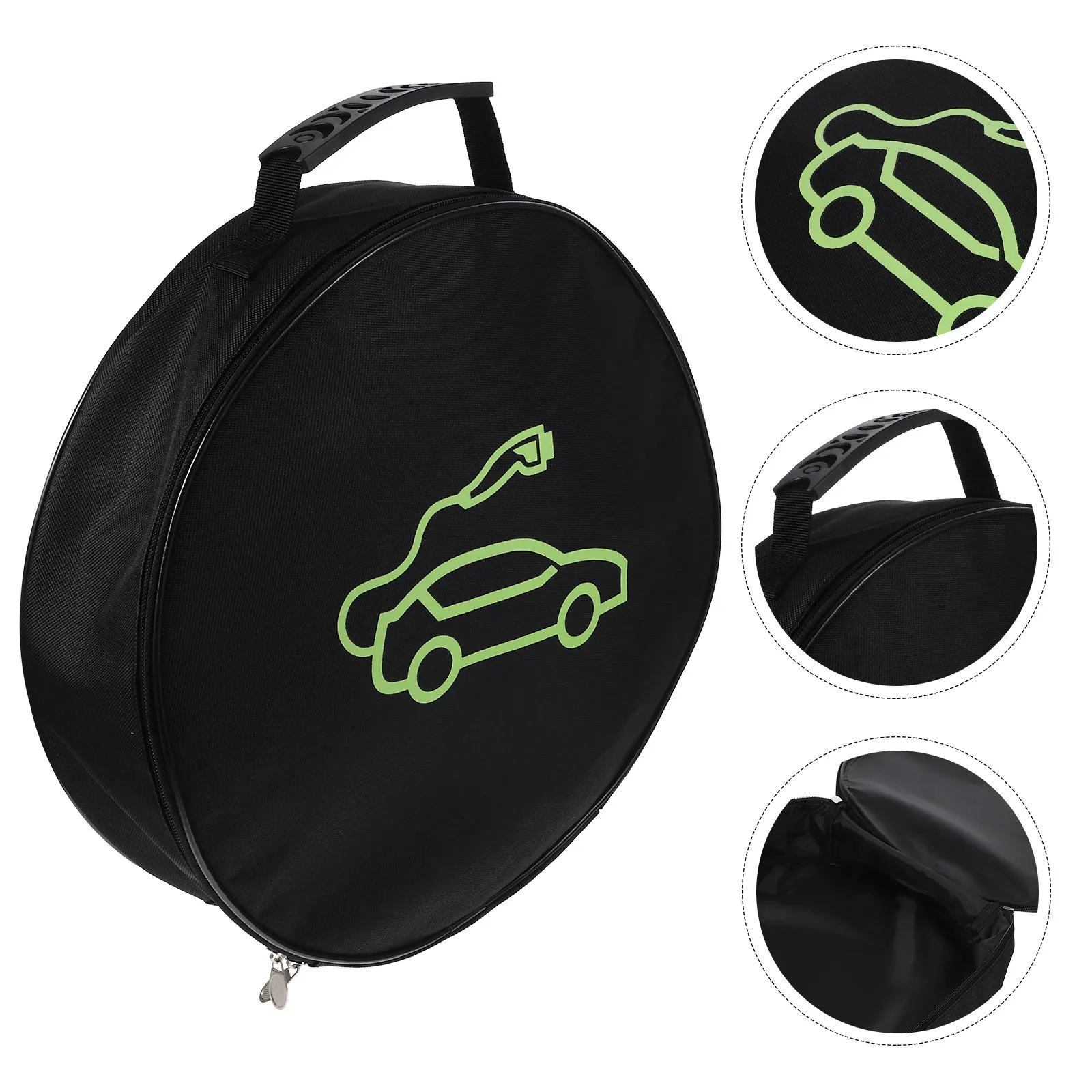 Round Ev Cable Storage Bag Portable Polyester Cable Organizer for Car Charger Accessories Travel Outdoor Use Cord Management
Round Ev Cable Storage Bag Portable Polyester Cable Organizer for Car Charger Accessories Travel Outdoor Use Cord Management