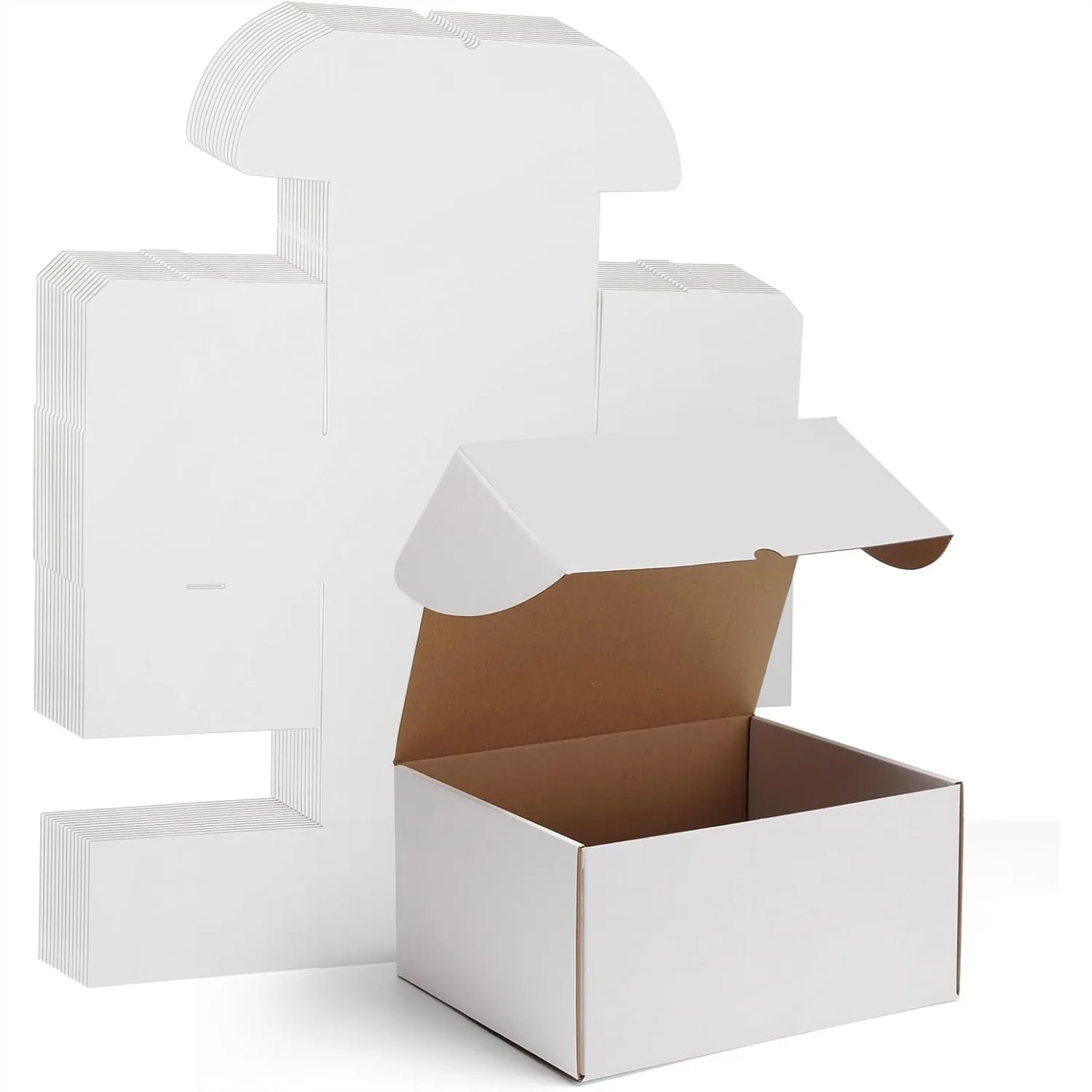 12x10x6 Shipping Boxes 15 Pack, White Corrugated Cardboard Boxes for Packaging, Moving, Mailing
12x10x6 Shipping Boxes 15 Pack, White Corrugated Cardboard Boxes for Packaging, Moving, Mailing