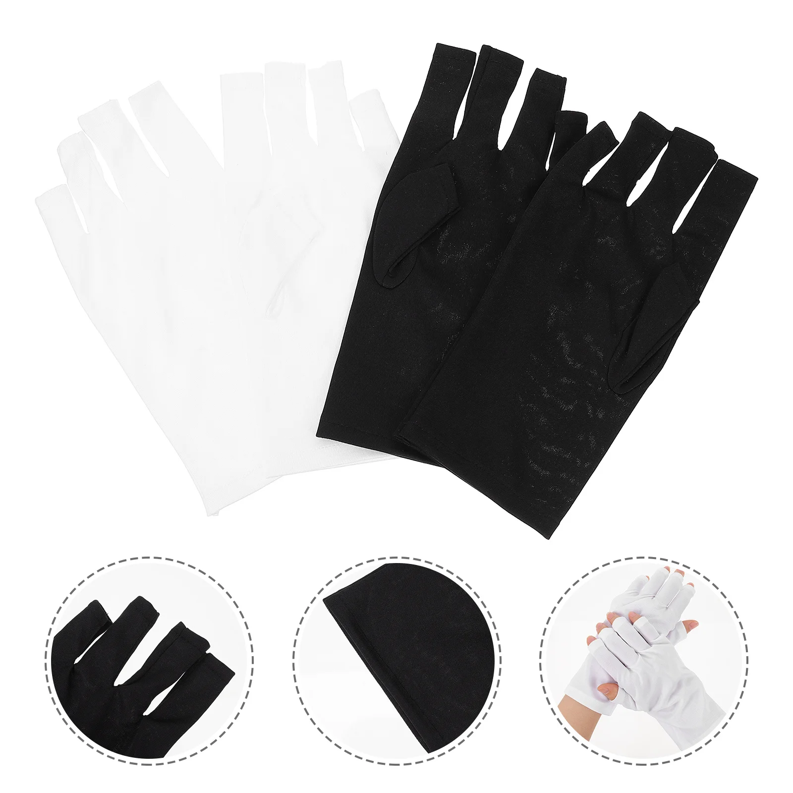 2 пары солнцезащитных рукавов для рук, эластичные полиэстеровые маникюрные перчатки без пальцев, УФ-защита рук для маникюрного салона, выпечки
2 пары солнцезащитных рукавов для рук, эластичные полиэстеровые маникюрные перчатки без пальцев, УФ-защита рук для маникюрного салона, выпечки
