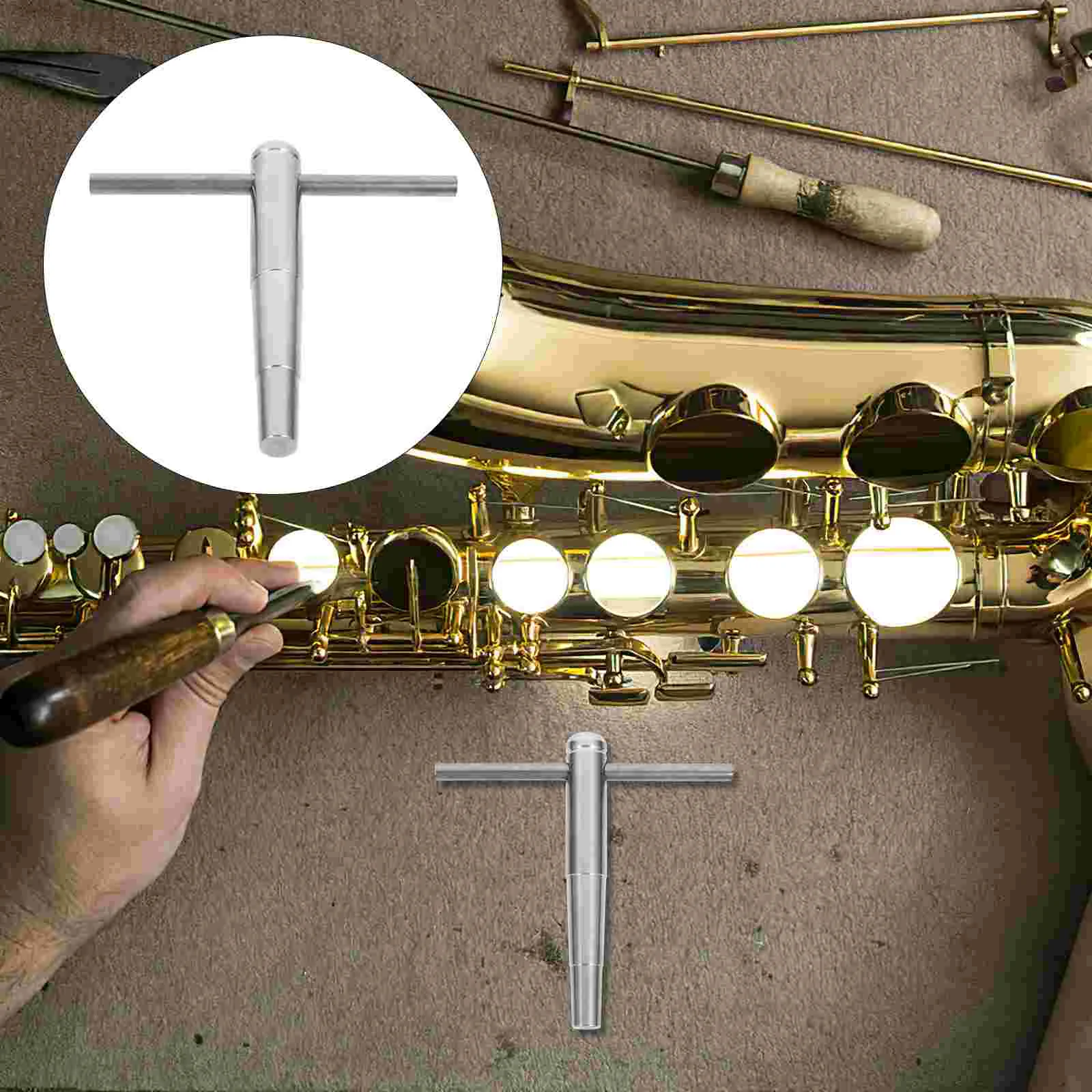 Trumpet Mouthpiece Truing Tool Musical Instrument 10x15x15cm Metal Repair Accessory Tools Simple Dents Removing
Trumpet Mouthpiece Truing Tool Musical Instrument 10x15x15cm Metal Repair Accessory Tools Simple Dents Removing