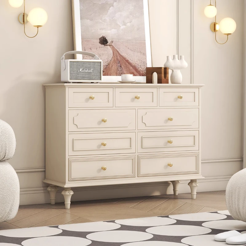 Cream style chest of drawers, bedroom lockers, living room small vertical cabinets
Cream style chest of drawers, bedroom lockers, living room small vertical cabinets
