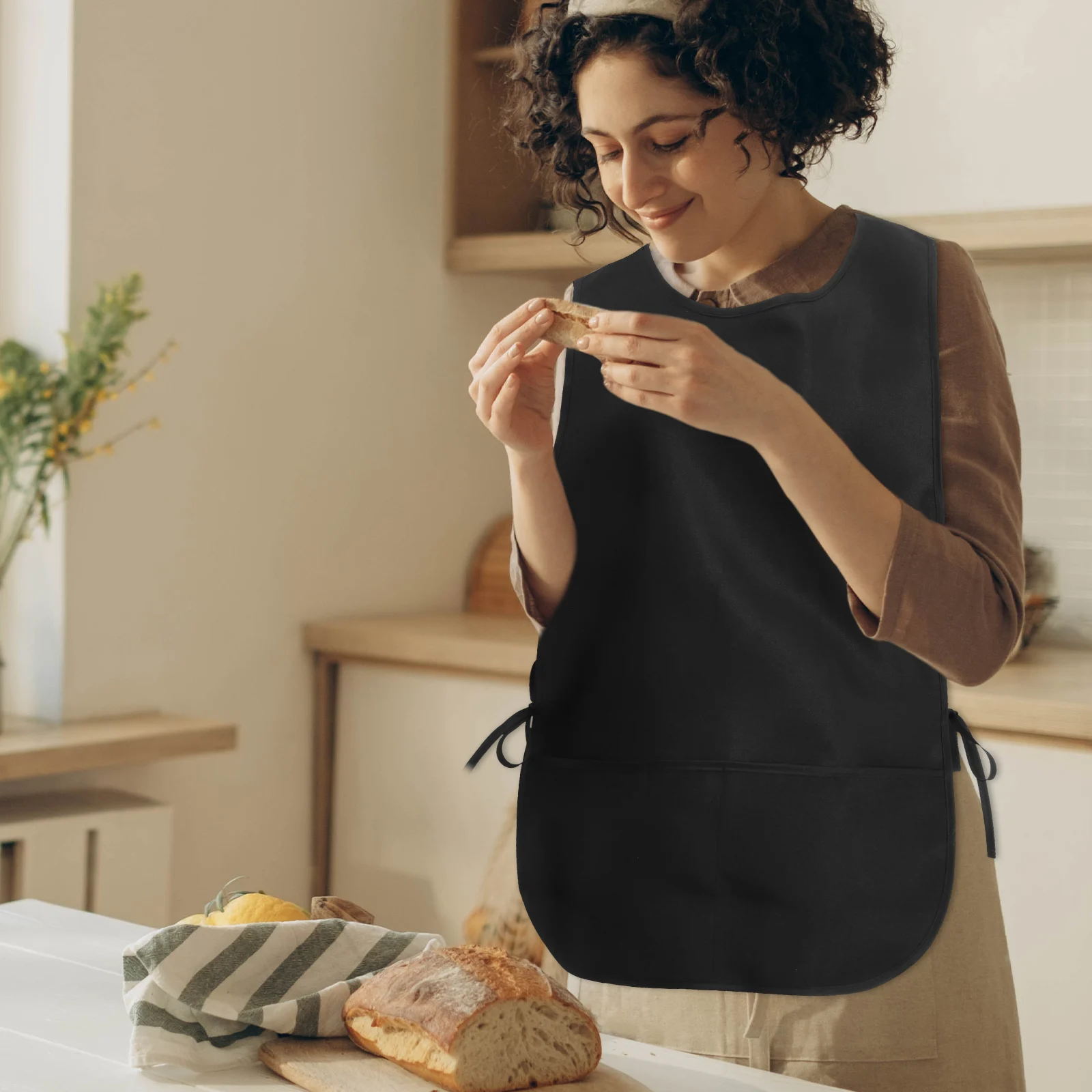 Waterproof Apron Black Kitchen Restaurant Grill Pockets Adult Smock Men Women Polyester Easy Clean Sturdy Material Versatile Use
Waterproof Apron Black Kitchen Restaurant Grill Pockets Adult Smock Men Women Polyester Easy Clean Sturdy Material Versatile Use