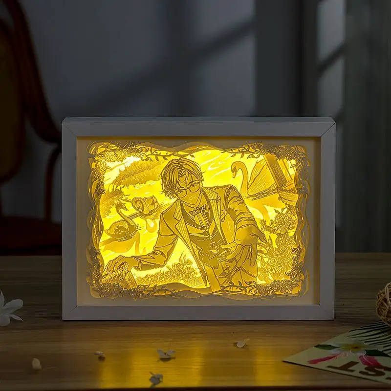 Game Tears of Themis Luke Artem Vyn Marius Night Light Paper-cut Atmosphere Lamp 3D Paper Carving Art Lamp USB Power for Bedroom
Game Tears of Themis Luke Artem Vyn Marius Night Light Paper-cut Atmosphere Lamp 3D Paper Carving Art Lamp USB Power for Bedroom