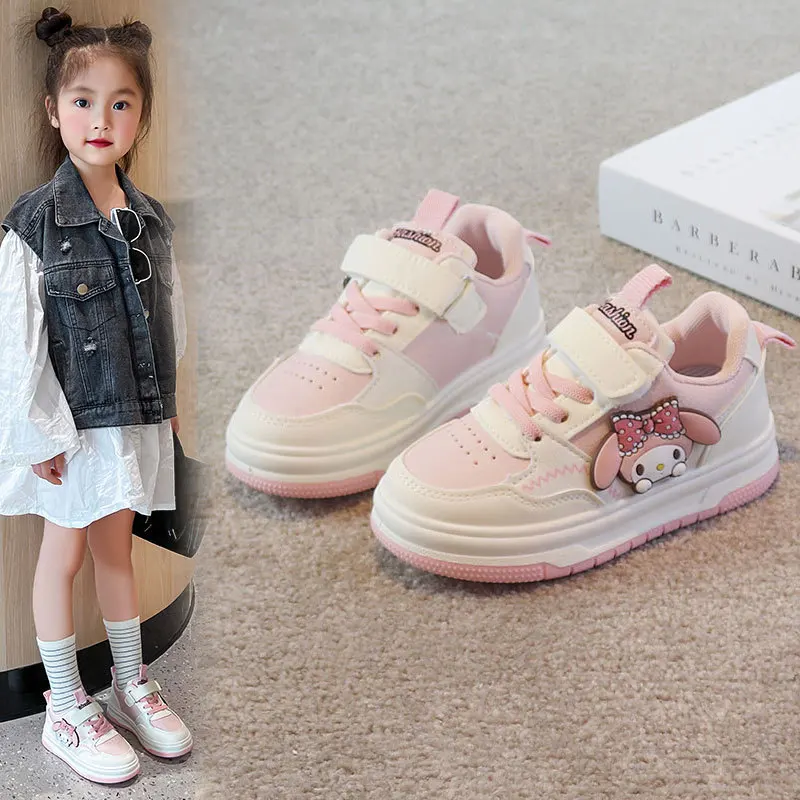 Sanrio Kuromi My Melody Casual Shoes Girls and Boys Spring and Autumn Period Cartoon Sneaker White Shoes Soft Bottom Kawalii
Sanrio Kuromi My Melody Casual Shoes Girls and Boys Spring and Autumn Period Cartoon Sneaker White Shoes Soft Bottom Kawalii