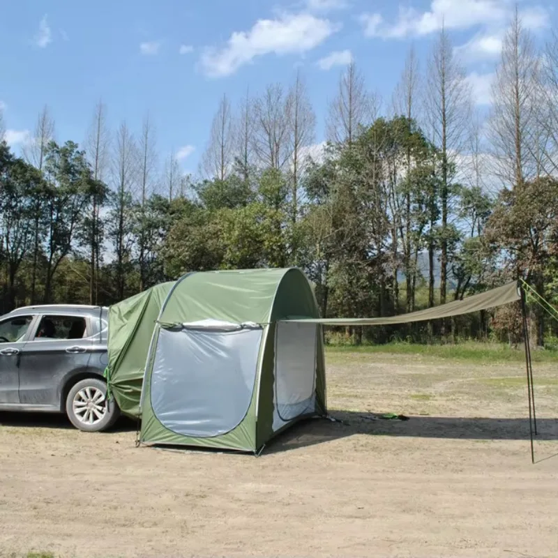 High Quality Waterproof Straight Bracing Type SUV Carving Shade Oxford Camping Tent Rear Awning For Car Trunk/Tailgate
High Quality Waterproof Straight Bracing Type SUV Carving Shade Oxford Camping Tent Rear Awning For Car Trunk/Tailgate