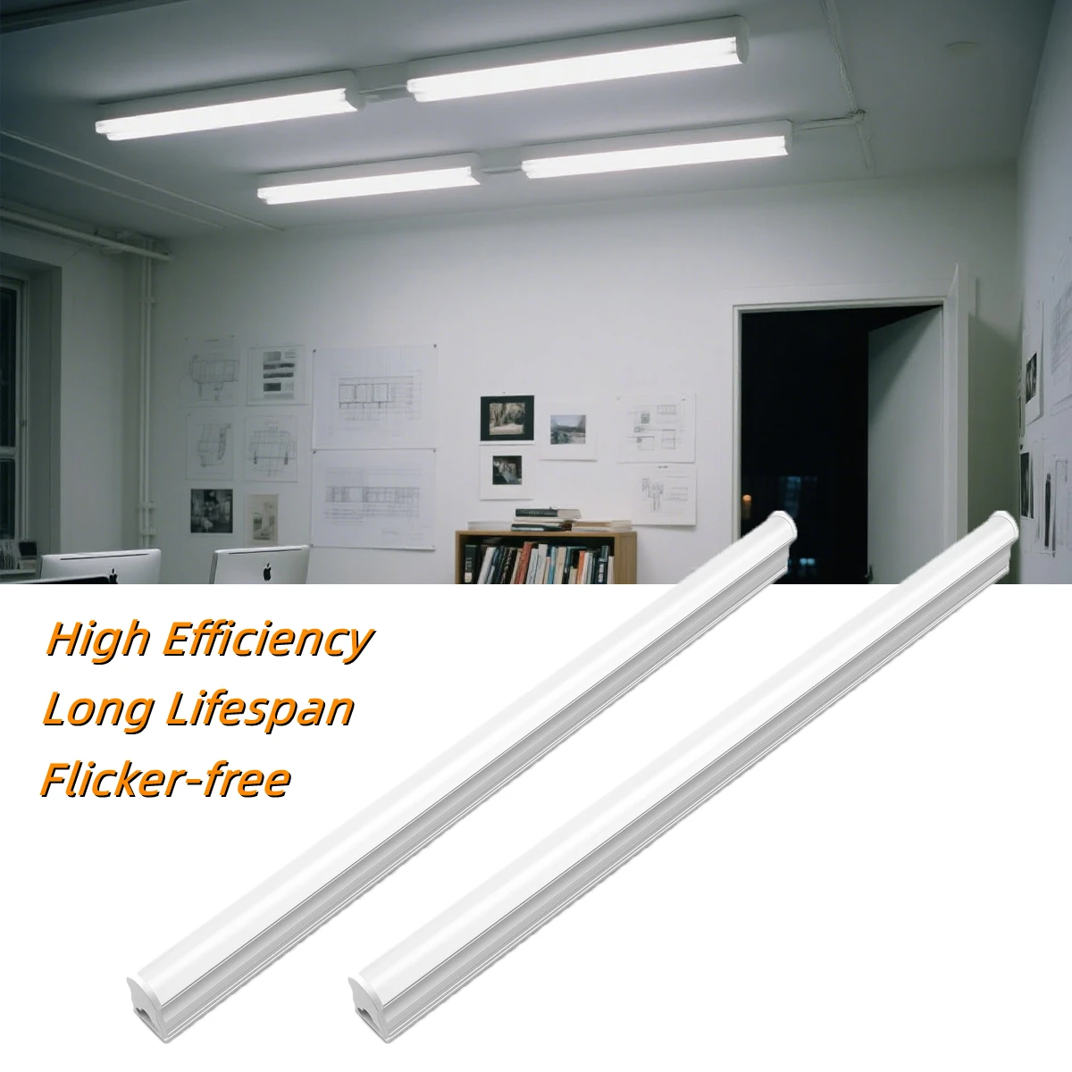 High Efficiency Saves 50% Energy T5 LED Tube 5W 50cm 2835SMD Chip,Replacement for Fluorescent Tubes Bulb,85-265V Home Lighting
High Efficiency Saves 50% Energy T5 LED Tube 5W 50cm 2835SMD Chip,Replacement for Fluorescent Tubes Bulb,85-265V Home Lighting