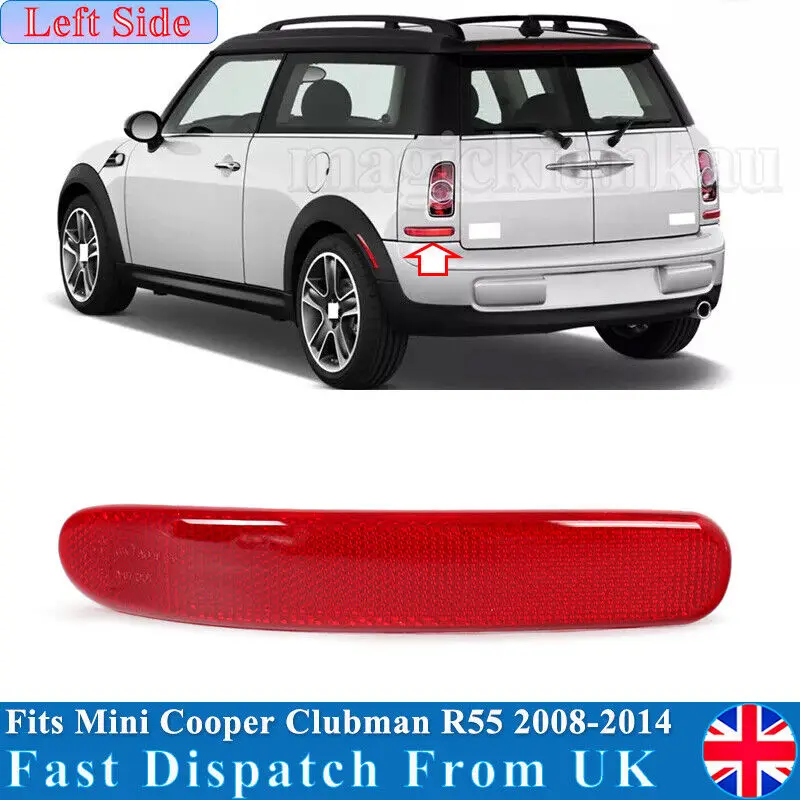 Front Fender Light Fits For Mini Cooper R55 Clubman 2008-2014 Rear Bumper Reflector Red Left Right Automotive Signal Lamp Parts
Front Fender Light Fits For Mini Cooper R55 Clubman 2008-2014 Rear Bumper Reflector Red Left Right Automotive Signal Lamp Parts