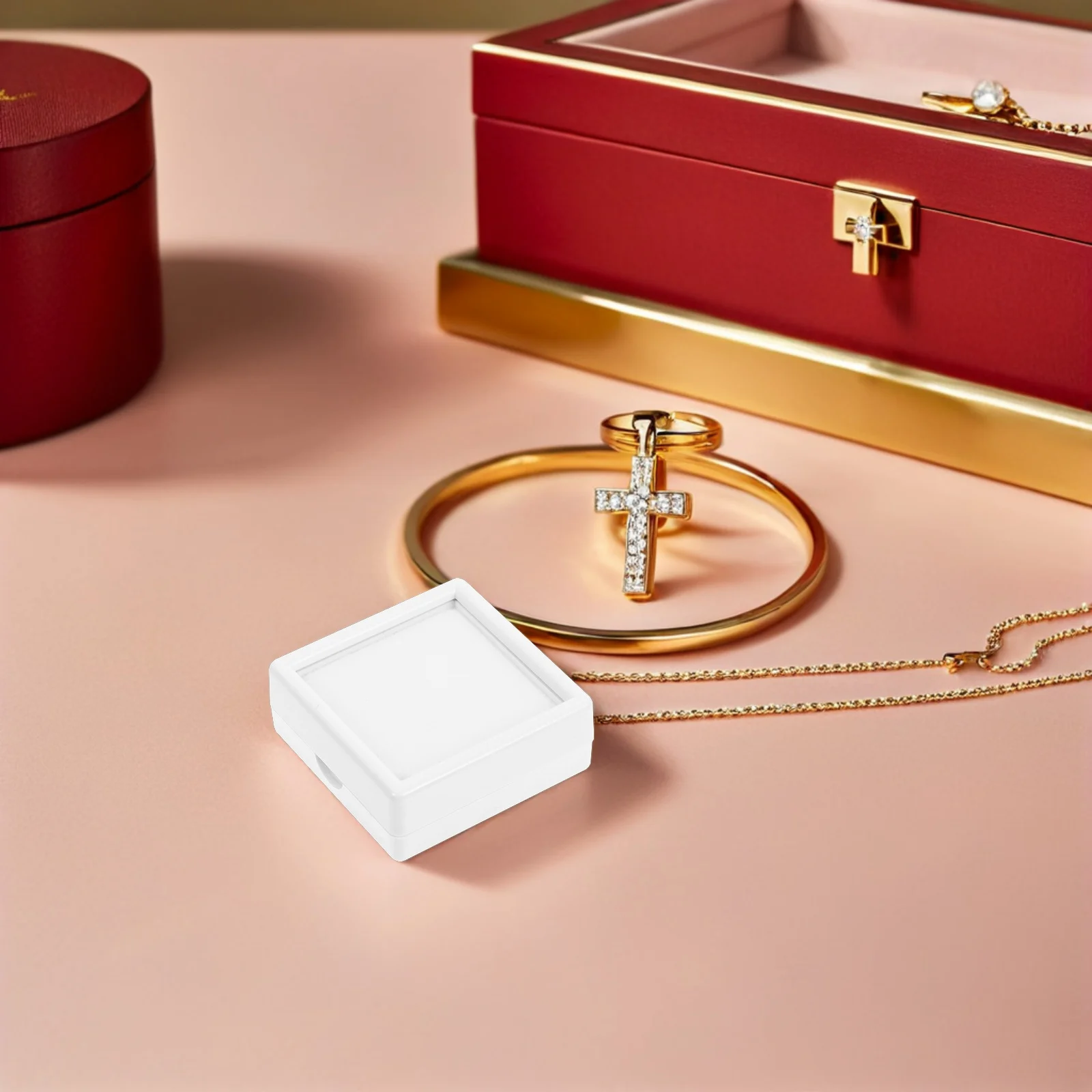 12Pcs Jewelry Display Boxes Transparent Plastic Case Glass Lid Sponge Inserts Rings Holder Rhinestones Crystals
12Pcs Jewelry Display Boxes Transparent Plastic Case Glass Lid Sponge Inserts Rings Holder Rhinestones Crystals