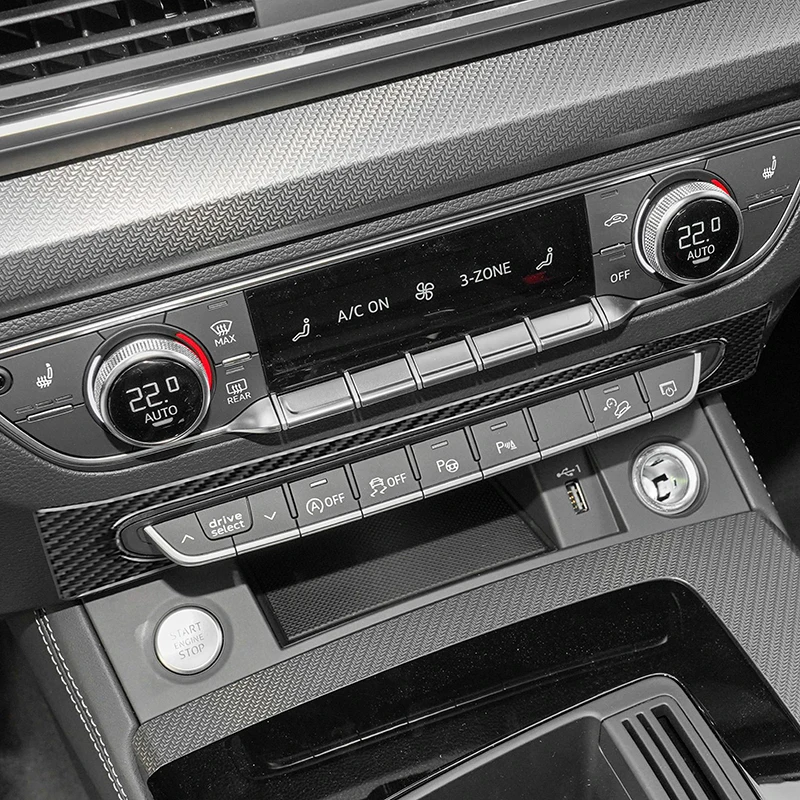 Carbon Fiber Car Sticker Console Switch Buttons Panel Frame Decoration Cover Trim For Audi Q5 FY 2018-2022 Interior Accessories
Carbon Fiber Car Sticker Console Switch Buttons Panel Frame Decoration Cover Trim For Audi Q5 FY 2018-2022 Interior Accessories