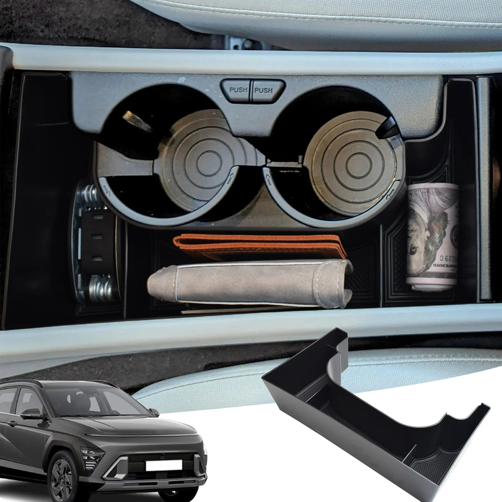Center Console Tray For 2024 Hyundai Kona SX2/SEL/ N Line/Limited Center Console Car Storage Organizer Armrest Box Accessories
Center Console Tray For 2024 Hyundai Kona SX2/SEL/ N Line/Limited Center Console Car Storage Organizer Armrest Box Accessories