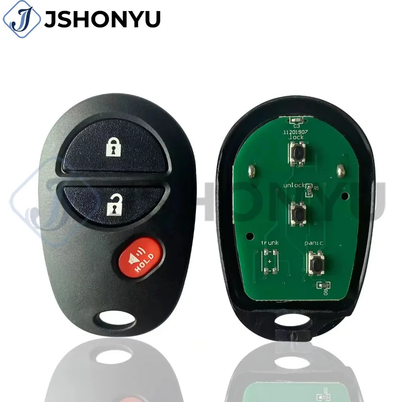 JsHonYu 315MHz 3 Buttons Remote Key GQ43VT20T Compatible for Toyota Tacoma Tundra Highlander Sequoia 2005-2014 Fob
JsHonYu 315MHz 3 Buttons Remote Key GQ43VT20T Compatible for Toyota Tacoma Tundra Highlander Sequoia 2005-2014 Fob