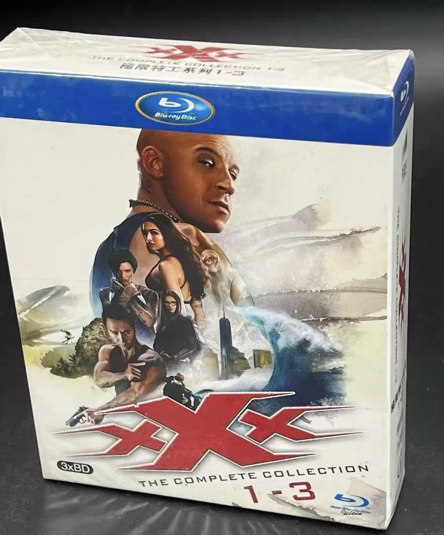 Brand New BD Blu-ray Triple Disc Set of xXx Series Volumes 1–3 in Mandarin and English with Chinese Subtitles
Brand New BD Blu-ray Triple Disc Set of xXx Series Volumes 1–3 in Mandarin and English with Chinese Subtitles