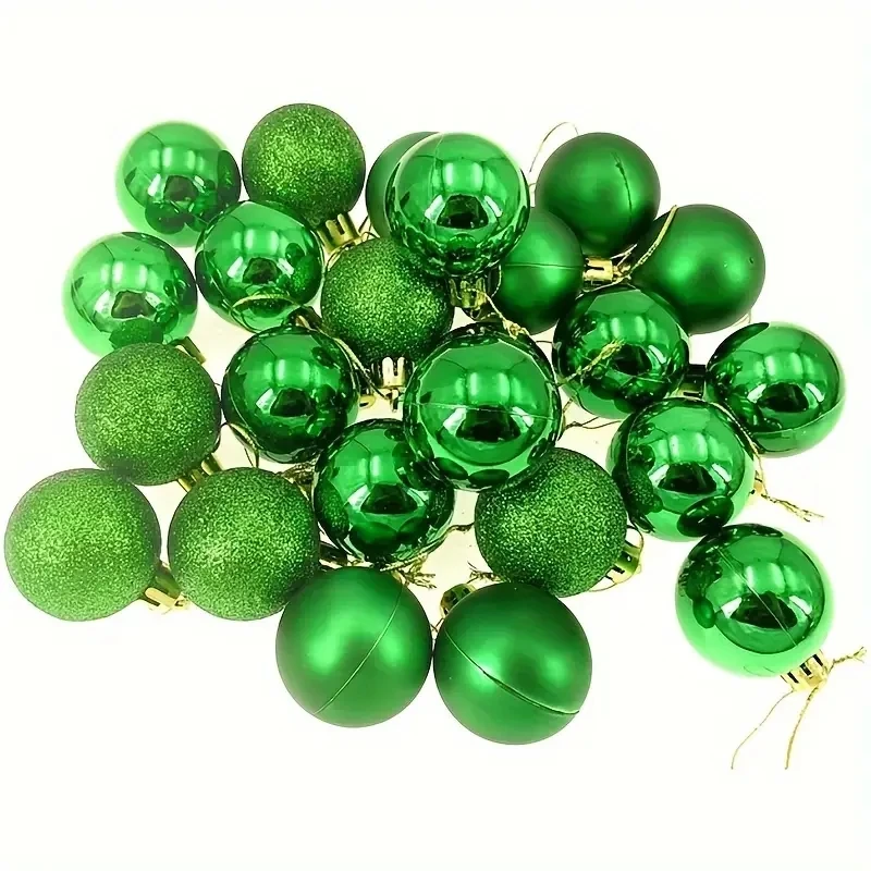 24pcs Christmas Ball Decoration 30mm Xmas Tree Hanging Pendant Ornament Sparkling Pink Silver Blue Silvery Christmas Home Decor
24pcs Christmas Ball Decoration 30mm Xmas Tree Hanging Pendant Ornament Sparkling Pink Silver Blue Silvery Christmas Home Decor