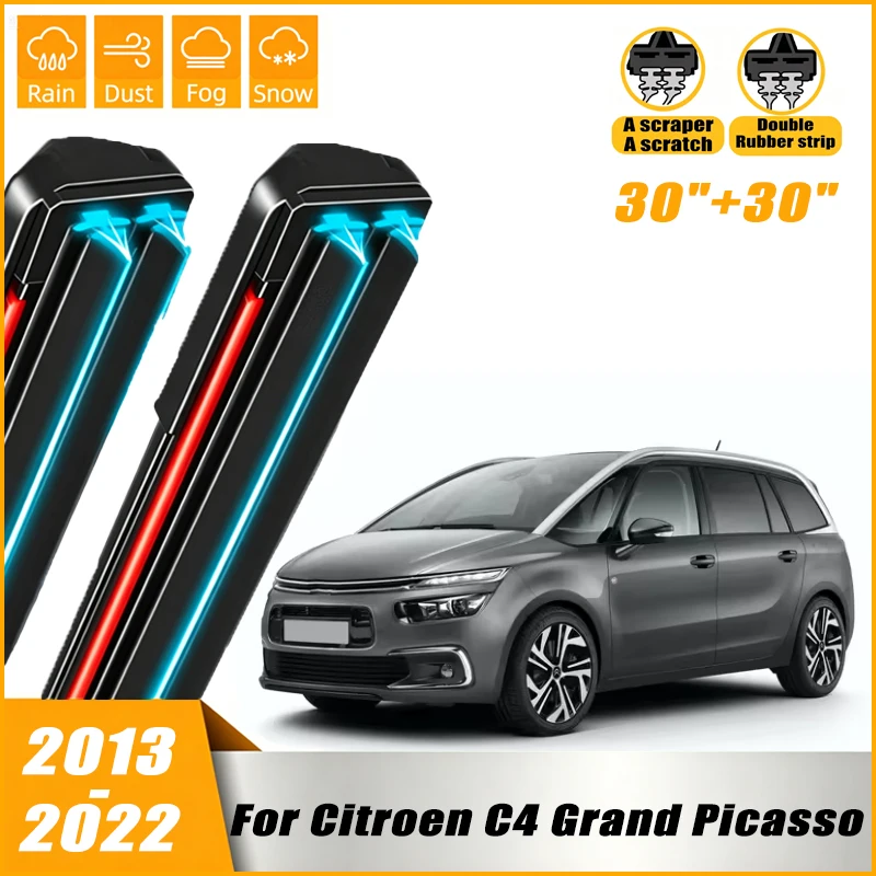 Front Windshield Windscreen Wiper Blades For Citroen C4 Grand Picasso C4 Picasso MK2 2013 - 2022 Window Rain Brushes 30"+30"
Front Windshield Windscreen Wiper Blades For Citroen C4 Grand Picasso C4 Picasso MK2 2013 - 2022 Window Rain Brushes 30"+30"
