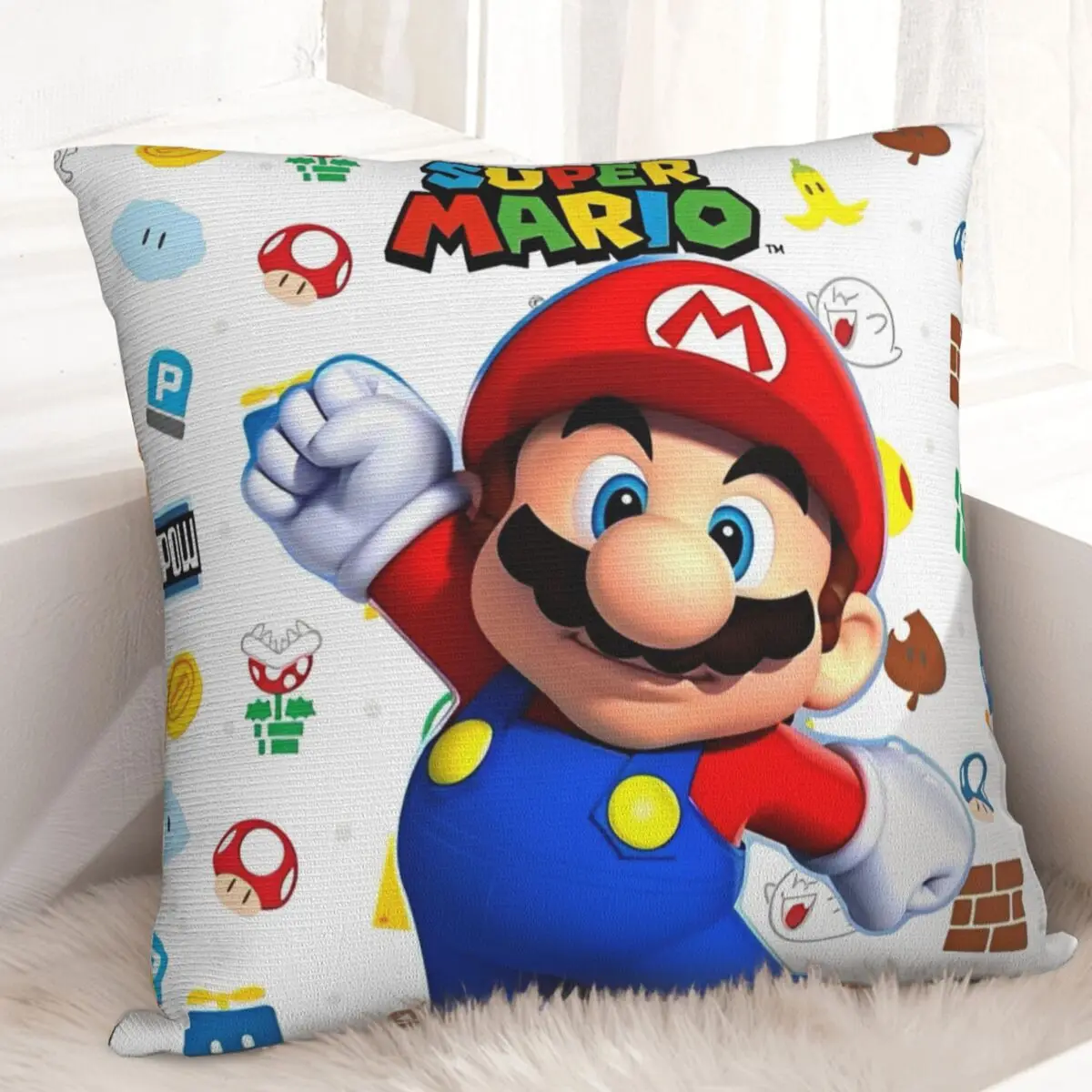 Наволочка с персонажем мультфильма Marios, подушки для диванных игр, наволочка на заказ
Наволочка с персонажем мультфильма Marios, подушки для диванных игр, наволочка на заказ