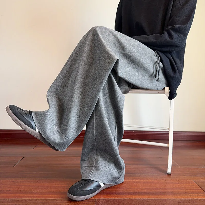 Men's Spring High Waist Wide Leg Sports Pants Rope Bule Straight Cut Casual Loose Fit Hong Kong Sle Trendy Brand
Men's Spring High Waist Wide Leg Sports Pants Rope Bule Straight Cut Casual Loose Fit Hong Kong Sle Trendy Brand