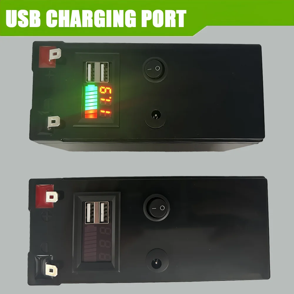 NEW 12V Lithium LiFePO4 Deep Cycle Battery,4000+ Cycles Rechargeable Battery for Solar/Wind Power,Small UPS,Lighting,and More
NEW 12V Lithium LiFePO4 Deep Cycle Battery,4000+ Cycles Rechargeable Battery for Solar/Wind Power,Small UPS,Lighting,and More