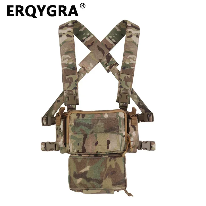 ERQYGRA Tactical Chest Rig Vest Pouch Outdoor Hunting Shooting Training Protective Adjustable Airsoft Sports Combat Accessories
ERQYGRA Tactical Chest Rig Vest Pouch Outdoor Hunting Shooting Training Protective Adjustable Airsoft Sports Combat Accessories