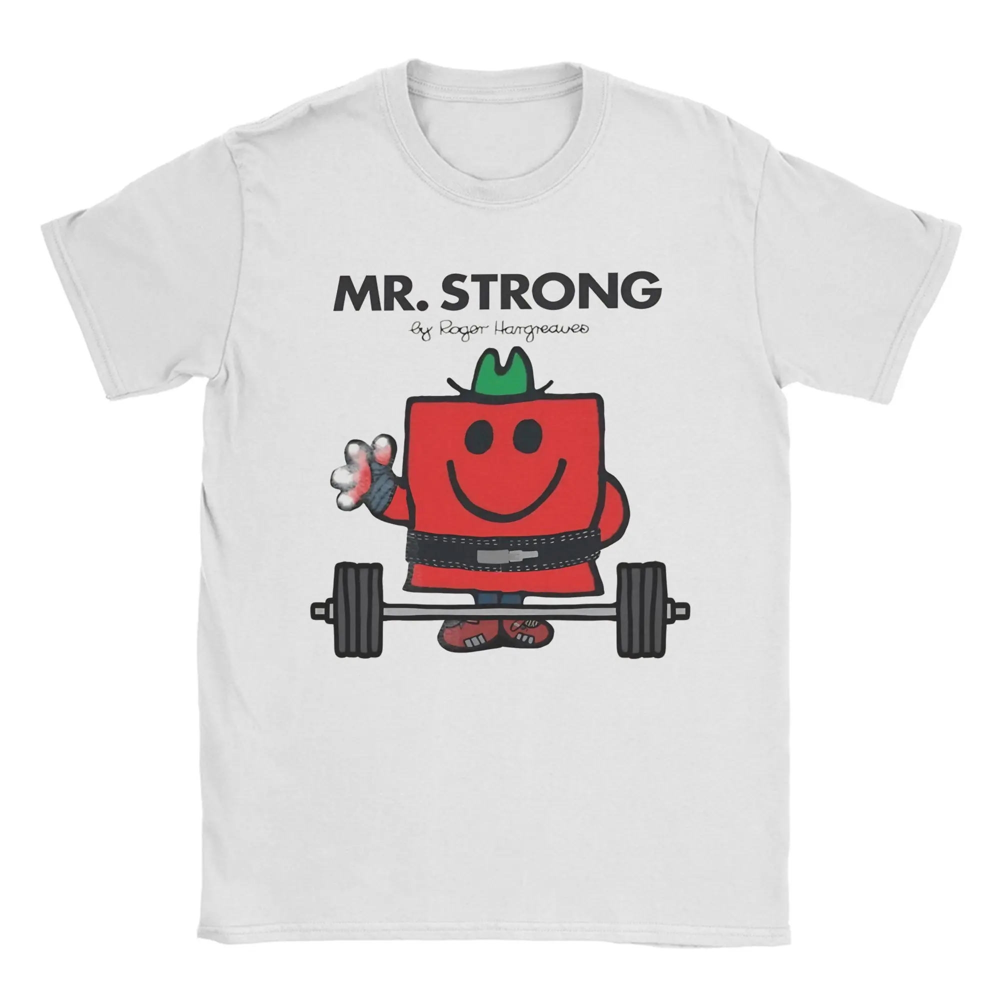 Футболка Mr Strong Barbell для тяжелой атлетики Mr Men Little Miss, футболки из чистого хлопка, футболка с круглым воротником и короткими рукавами, одежда больших размеров
Футболка Mr Strong Barbell для тяжелой атлетики Mr Men Little Miss, футболки из чистого хлопка, футболка с круглым воротником и короткими рукавами, одежда больших размеров