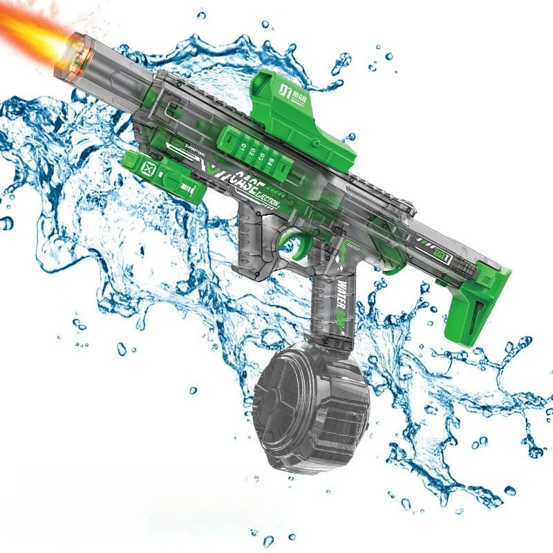 650ml Children Electric Water Gun Toy Summer Outdoor Automatic Water Absorption Continuous Shooting Squirt Guns Toys for Kids
650ml Children Electric Water Gun Toy Summer Outdoor Automatic Water Absorption Continuous Shooting Squirt Guns Toys for Kids