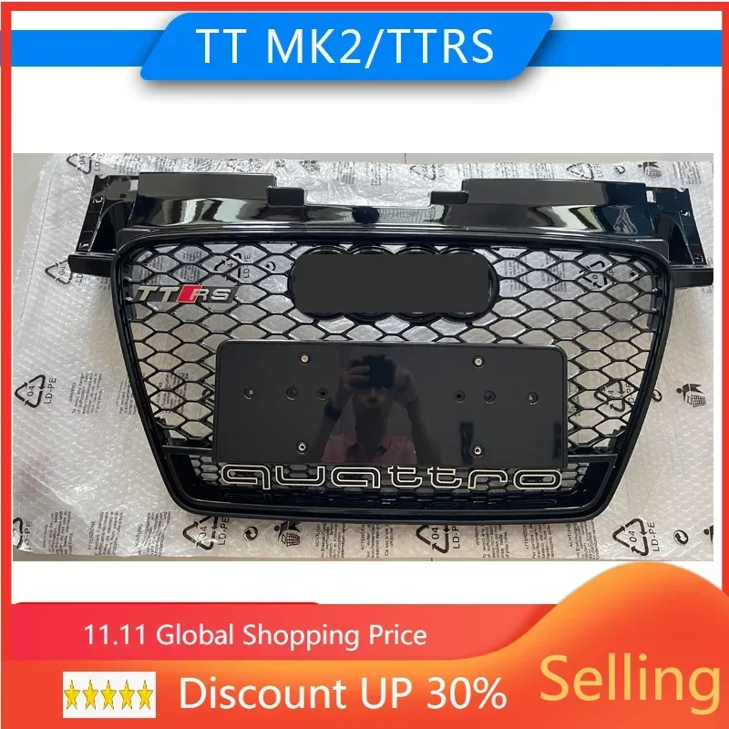 Car Front Bumper Grille Grill For 2008-2014 Audi TT Mk2 Quattro Hot Rod Auto Salon upgrade TTRS auto Racing grills
Car Front Bumper Grille Grill For 2008-2014 Audi TT Mk2 Quattro Hot Rod Auto Salon upgrade TTRS auto Racing grills
