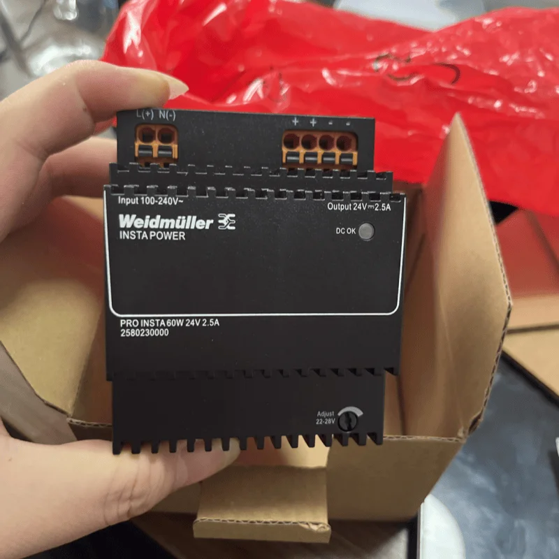 2025 Weidmüller Rail Power Supply 2580230000 PRO INSTA 60W 24V 2.5A New
2025 Weidmüller Rail Power Supply 2580230000 PRO INSTA 60W 24V 2.5A New