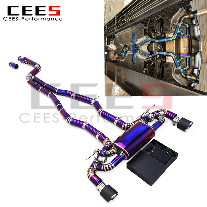 cees Sport Catback Exhaust System for Toyota Supra A90 3.0T B58 2020-2024 Valved Muffler Exhaust with Remote Control
cees Sport Catback Exhaust System for Toyota Supra A90 3.0T B58 2020-2024 Valved Muffler Exhaust with Remote Control