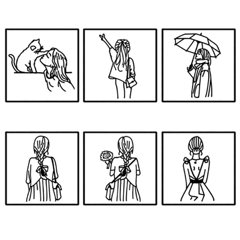 Прозрачный акриловый мыльный штамп, серия Beautiful Back Girl, индивидуальная печать
Прозрачный акриловый мыльный штамп, серия Beautiful Back Girl, индивидуальная печать