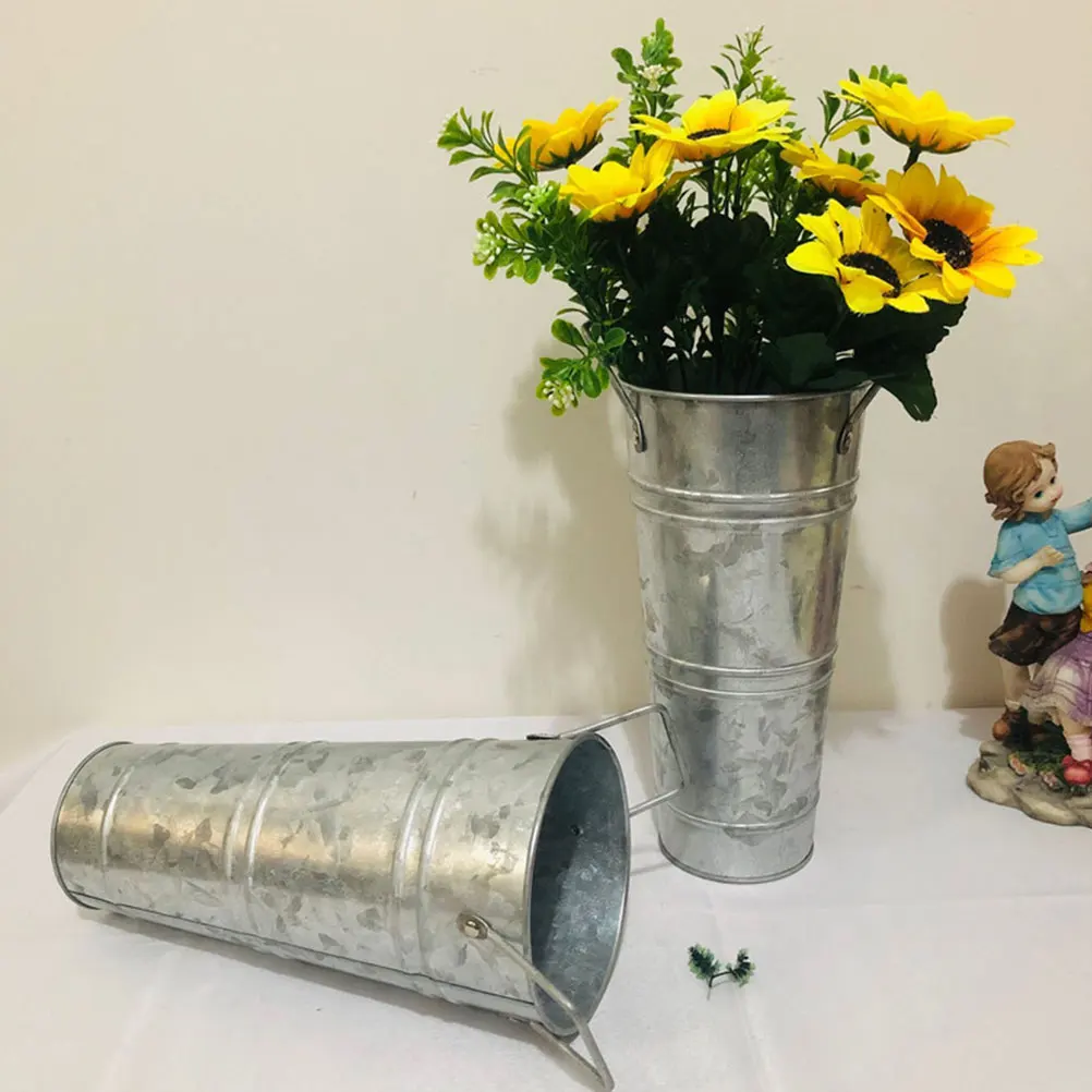 3pcs Vintage Metal Flower Vases Iron Rustic Decor Multifunctional Plant Pot Succulent Bucket Smooth Surface
3pcs Vintage Metal Flower Vases Iron Rustic Decor Multifunctional Plant Pot Succulent Bucket Smooth Surface