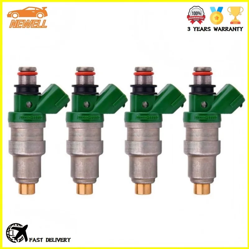 4pcs 23250-11110 23209-11110 Fuel Injector For TOYOTA EU Starlet Corolla 1.3L 4E-FE Tercel Paseo 1994~1998 1.5L 5E-FE
4pcs 23250-11110 23209-11110 Fuel Injector For TOYOTA EU Starlet Corolla 1.3L 4E-FE Tercel Paseo 1994~1998 1.5L 5E-FE