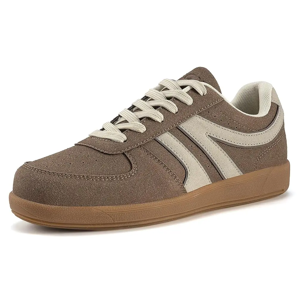 Casual Sneakers for Women Fashion Classic Retro Zero Drop Rubber Sole Leather Tennis Skate Shoes Anti Slip Walking Trainers
Casual Sneakers for Women Fashion Classic Retro Zero Drop Rubber Sole Leather Tennis Skate Shoes Anti Slip Walking Trainers