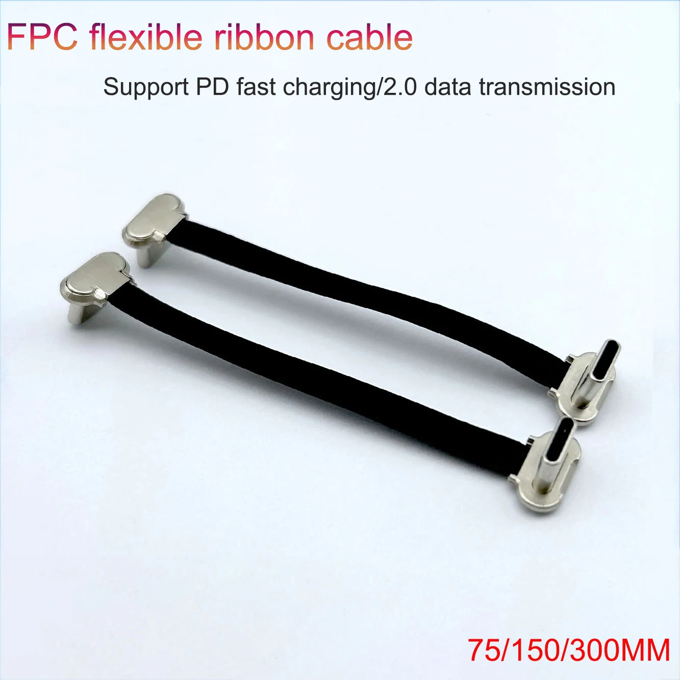 1X TYPEC FPC Flexible Ribbon Cable Male To Male Bidirectional Flexible Ribbon Carplay Box 75/150/300mmPD Fast Charging 2.0 Data
1X TYPEC FPC Flexible Ribbon Cable Male To Male Bidirectional Flexible Ribbon Carplay Box 75/150/300mmPD Fast Charging 2.0 Data