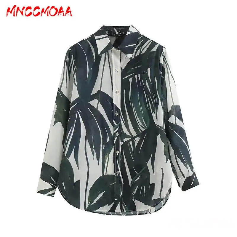 MNCCMOAA 2024 Autumn Women Fashion Single-Breasted Long Sleeve Printing Shirt Female Casual Loose Versatile Blouse Top
MNCCMOAA 2024 Autumn Women Fashion Single-Breasted Long Sleeve Printing Shirt Female Casual Loose Versatile Blouse Top