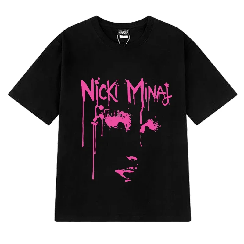 Rapper Nicki Minaj Fashion Y2k Printed T shirt Men Women Hip Hop Oversized short sleeve T-shirts Unisex 100% Cotton streetwear
Rapper Nicki Minaj Fashion Y2k Printed T shirt Men Women Hip Hop Oversized short sleeve T-shirts Unisex 100% Cotton streetwear