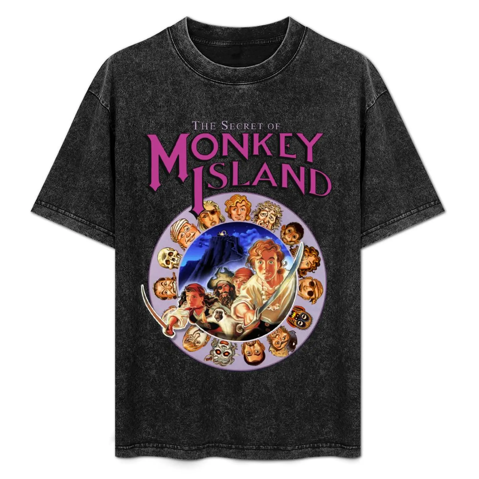 Secret of Monkey Island - Logo and Pirate Codewheel - Classic MS-DOS point and click graphic adventure game! T-Shirt
Secret of Monkey Island - Logo and Pirate Codewheel - Classic MS-DOS point and click graphic adventure game! T-Shirt