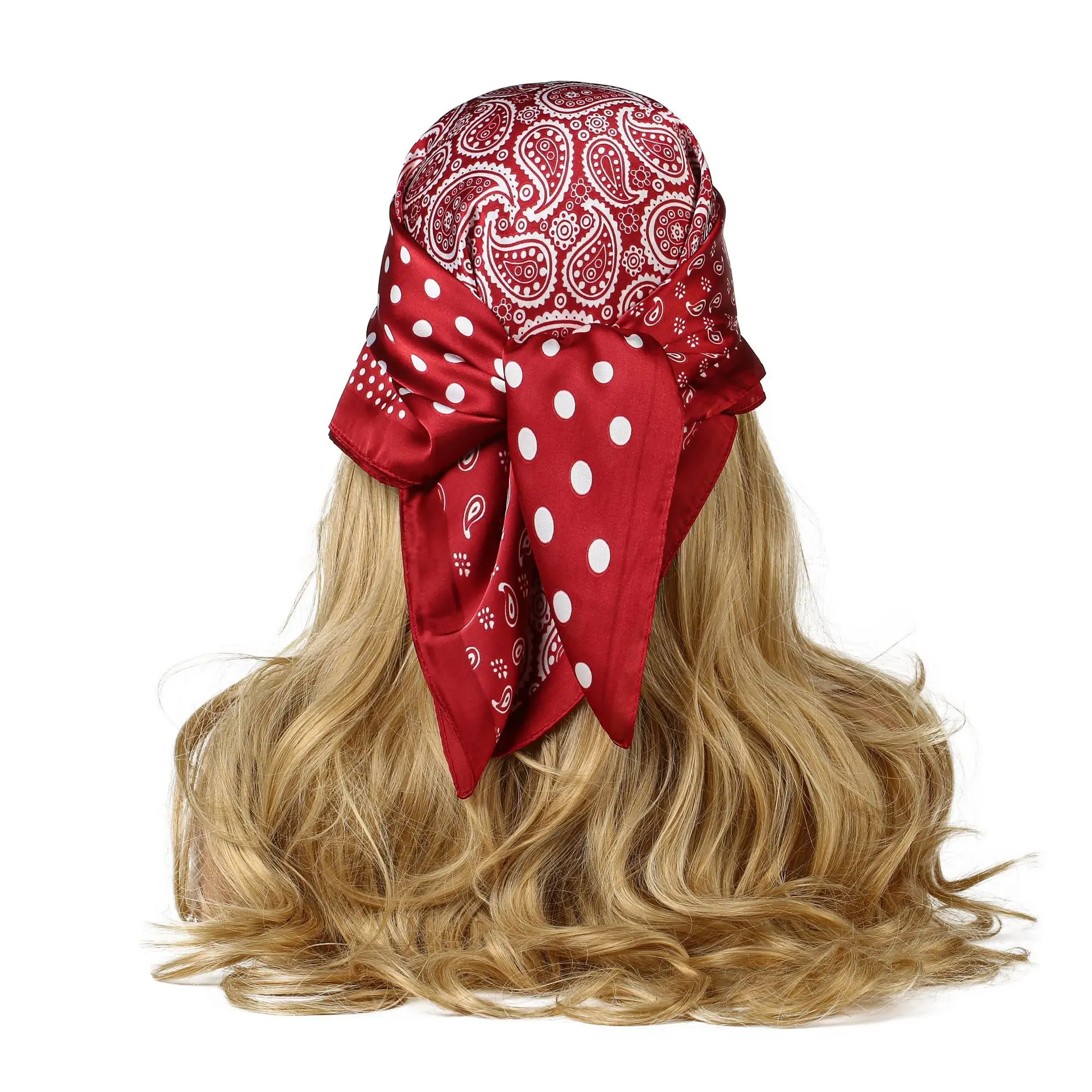 60Colors Paisley Print Faux Silk Square Scarf Women 28Inch Spring Fall Satin Versatile Neck Scarf Elegant Head Wrap Hair Bandana
60Colors Paisley Print Faux Silk Square Scarf Women 28Inch Spring Fall Satin Versatile Neck Scarf Elegant Head Wrap Hair Bandana